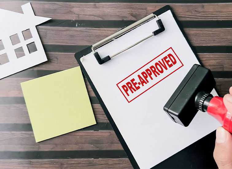 Pre-approved mortgage